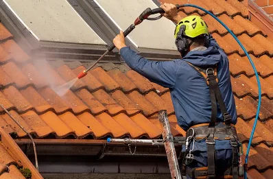 Démoussage et hydrofuge de toiture à Villenave-de-Rions